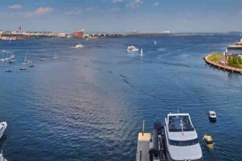 Boston Airport Harbor inlet